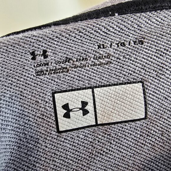 Under Armour Hoodie Mens XL Gray John Carroll Lacrosse Short Sleeve Lightweight - Picture 9 of 12